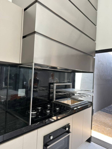 Painel em gomos em aço inox - Foto 1