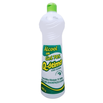 ALCOOL GEL 70% Q-ÓTIMO 480G - Foto 1