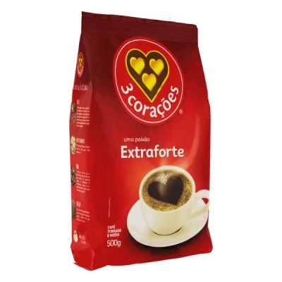 CAFÉ 3 CORAÇÕES EXTRA FORTE - Foto 1