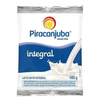 LEITE EM PÓ PIRACANJUBA 400GR - Foto 1