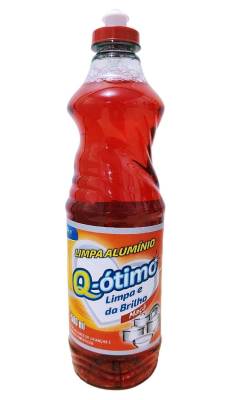 LIMPA E BRILHA ALUMÍNIO Q-ÓTIMO MAÇÃ 500ML - Foto 1