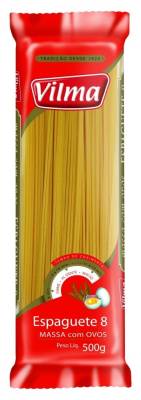 MACARRÃO C/OVOS ESPAGUETE N°8 VILMA - Foto 1