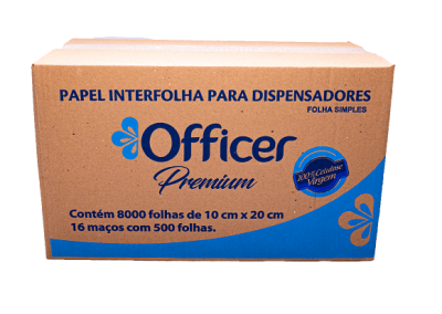 PAPEL INTERFOLHADO PARA DISPENSADORES FOLHA SIMPLE - Foto 1