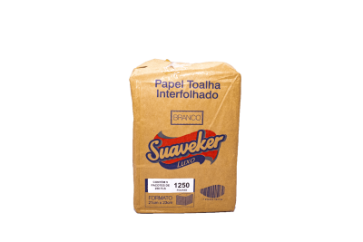 PAPEL TOALHA INTERFOLHADO SUAVEKER LUXO 1250 FOLHA - Foto 1