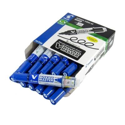 PINCEL P/ QUADRO BRANCO PILOT AZUL C/12UND - Foto 1