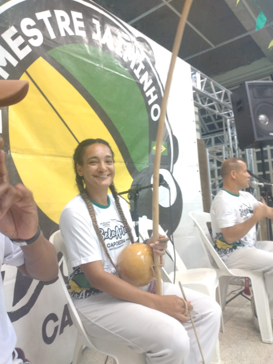 Conheça a Trajetória do Belo Arte Capoeira Projeto Fica Vivo - Formanda Kênia Vieira (Pimenta)
