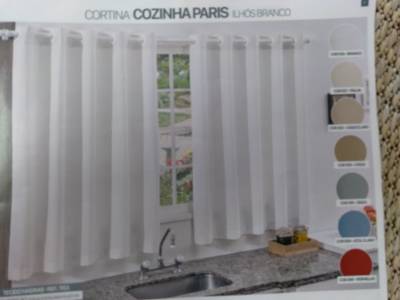 CORTINA COZINHA PARÍS - Foto 1