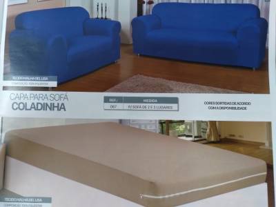 KIT CAPA PARA SOFÁ COLADINHA - Foto 1