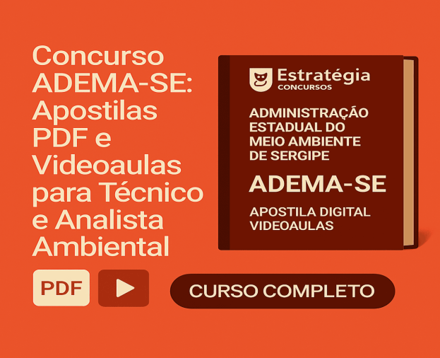 Concurso ADEMA-SE-Apostilas PDF e Videoaulas para Técnico e Analista Ambiental - Foto 1