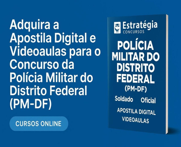 Apostila e Videoaulas para Concurso PM-DF - Material Completo - Foto 1