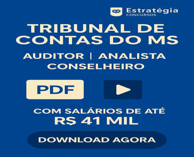 Download Apostilas pdf com videoaulas para TCE-MS - Foto 1