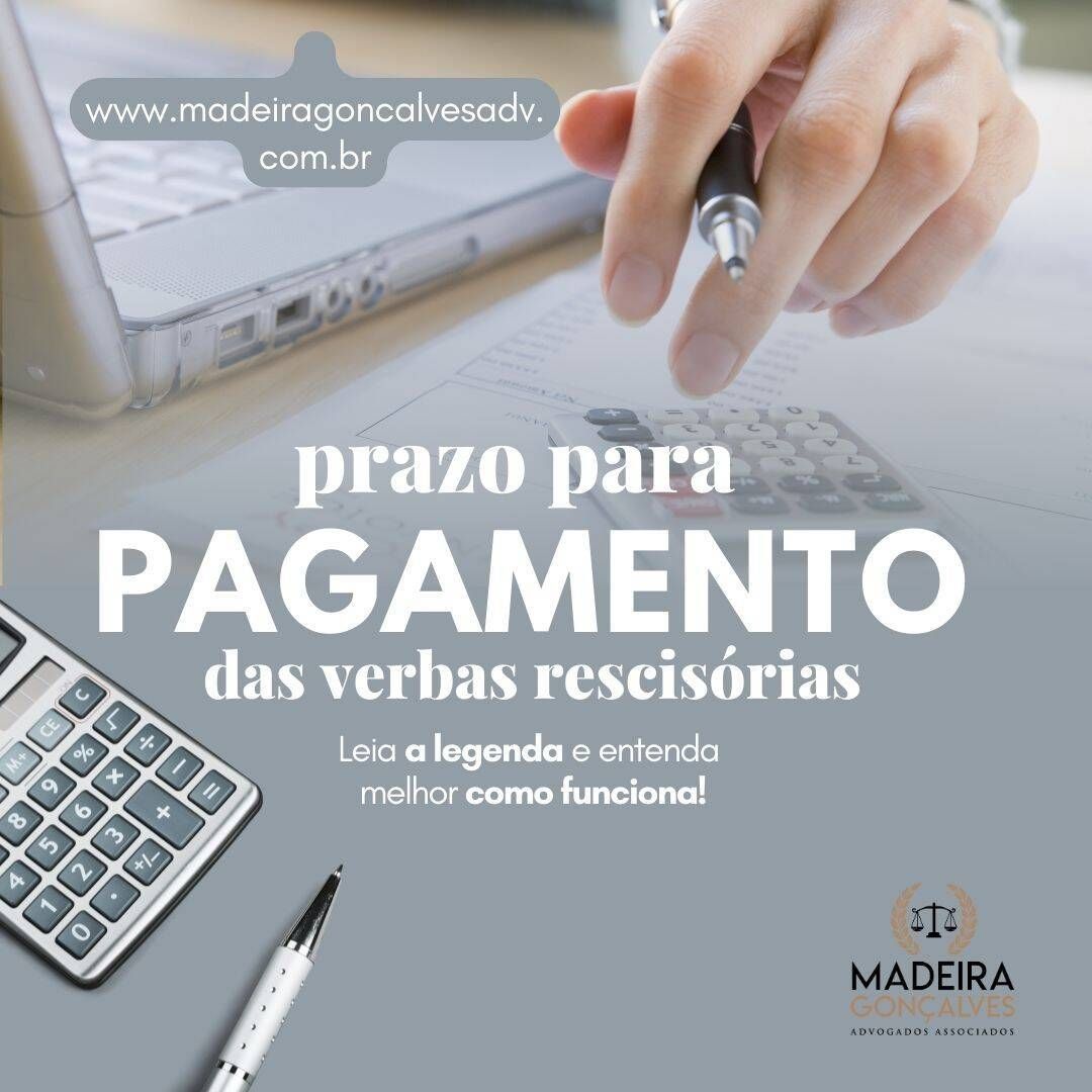 Prazo para pagamento das verbas rescisórias
