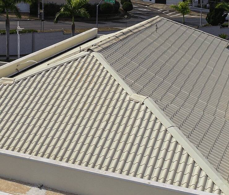 Isotelha Colonial Marfim Forro Branco - Foto 5