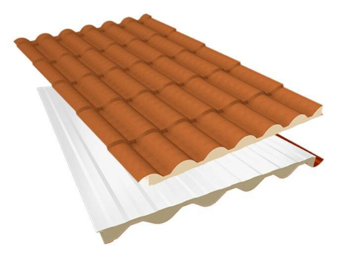 Isotelha Colonial Terracota Com Forro Branco - Foto 1