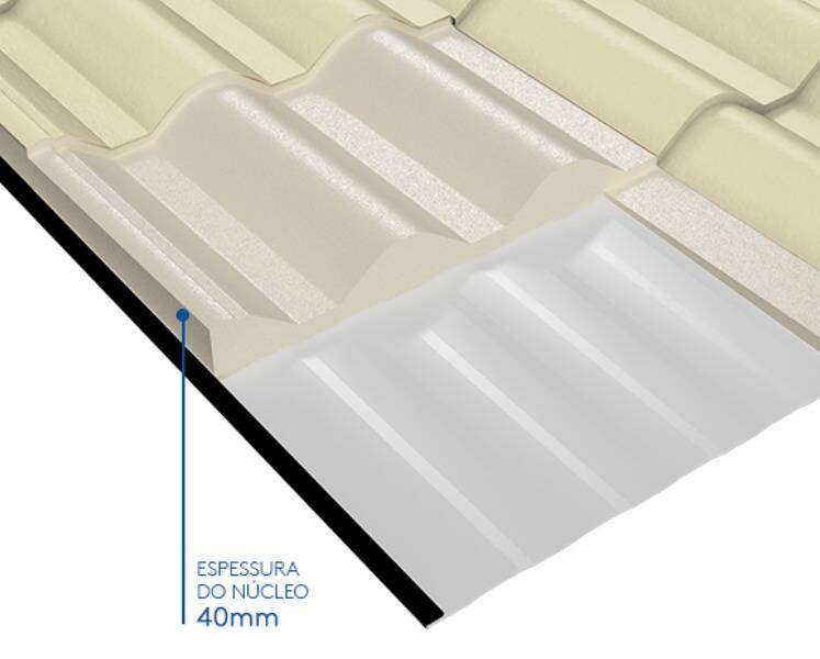 Isotelha Colonial Marfim com Forro Preto - Foto 5