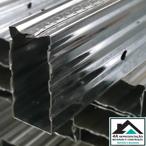 Caibro Fechado Galvanizado 80x40 - Foto 1