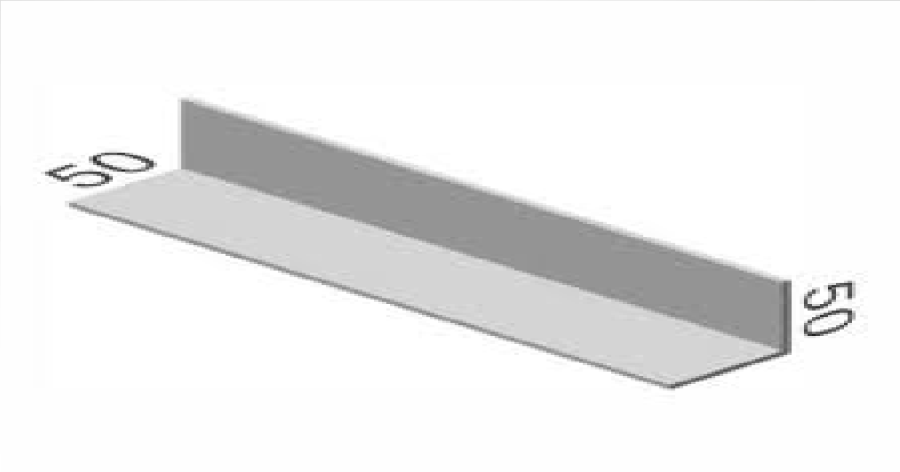 Cantoneira 50x50 / 1,25mm - 6mts - Foto 1