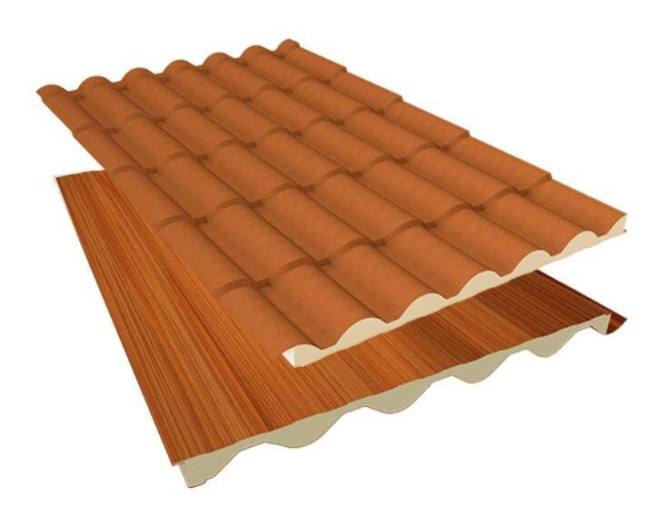 Isotelha Colonial Terracota Forro Amadeirado Esc. - Foto 1