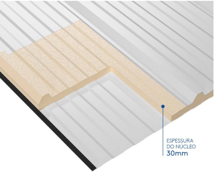 Telha Forro Preto PIR - Foto 3