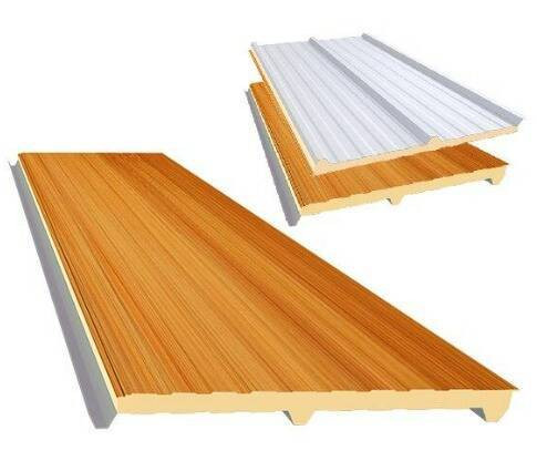 Telha Termoisolante PIR Amadeirado Claro - Foto 1