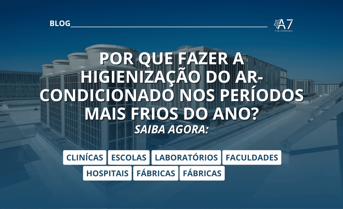 Por que fazer a higienização do ar-condicionado nos períodos mais frios do ano?