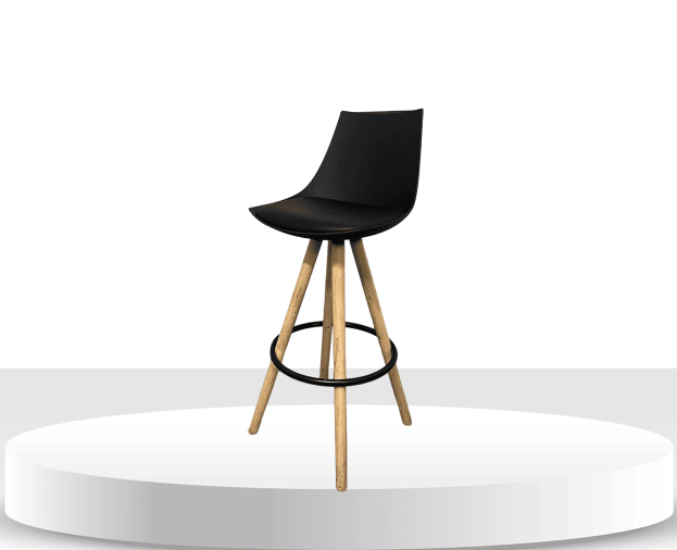 Banqueta Lorena Preta/COD-962 - Foto 1