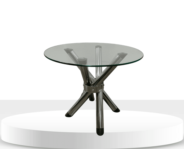 Mesa de Canto c Tampo Vidro / COD-907 - Foto 1