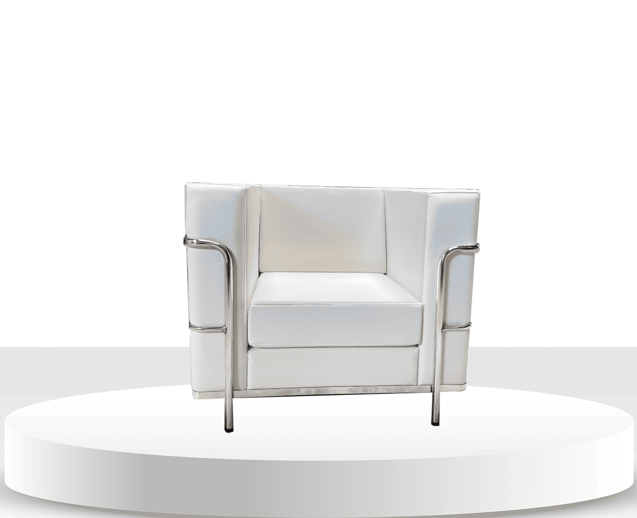 Poltrona Corbusier Branco/COD 958 - Foto 1