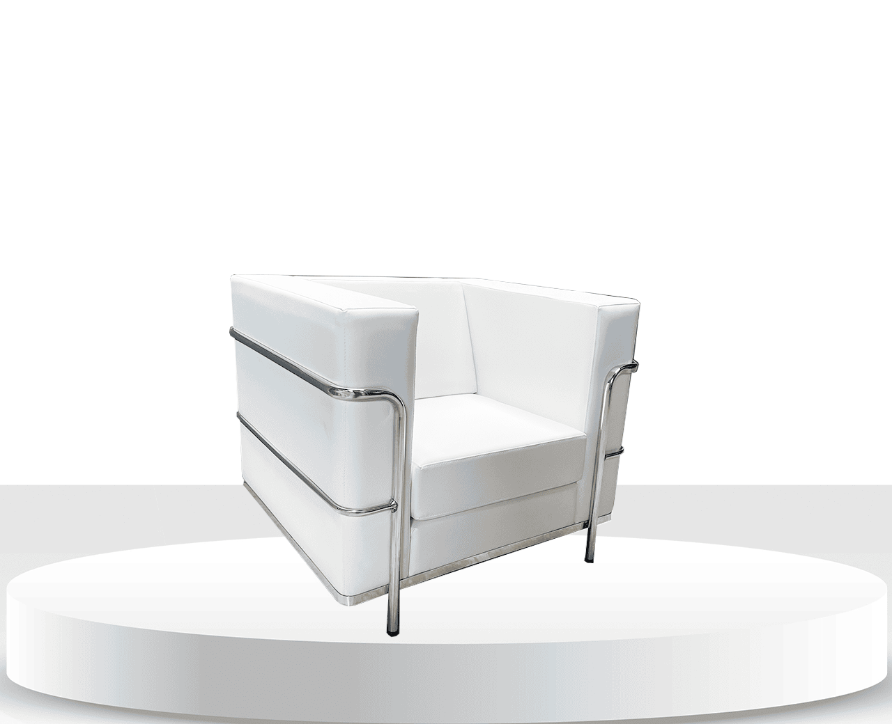 Poltrona Corbusier Branco/COD 958 - Foto 2