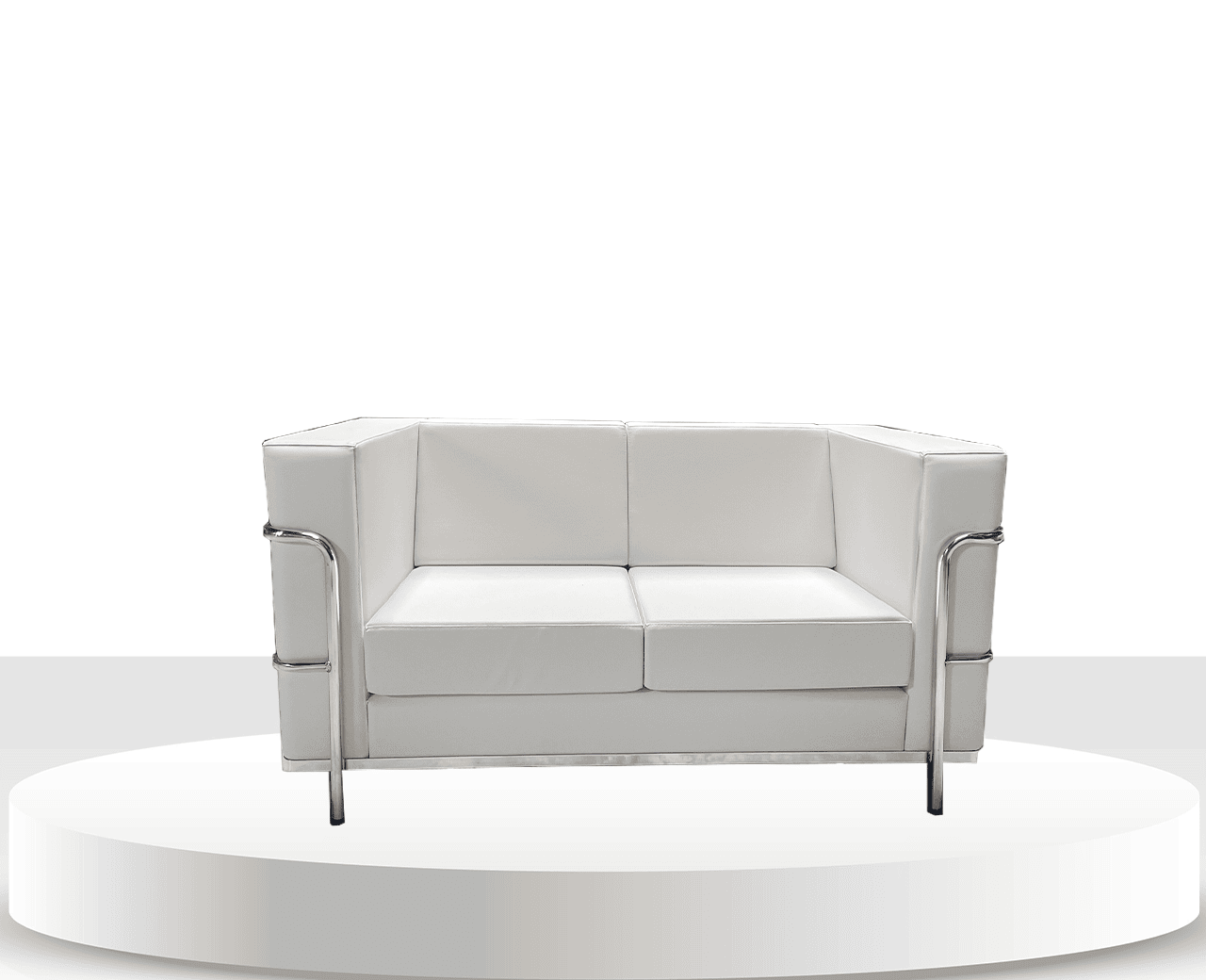 Sofá Corbusier 2 lugares/COD-952 - Foto 1