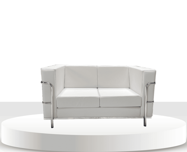 Sofá Corbusier 2 lugares/COD-952 - Foto 1