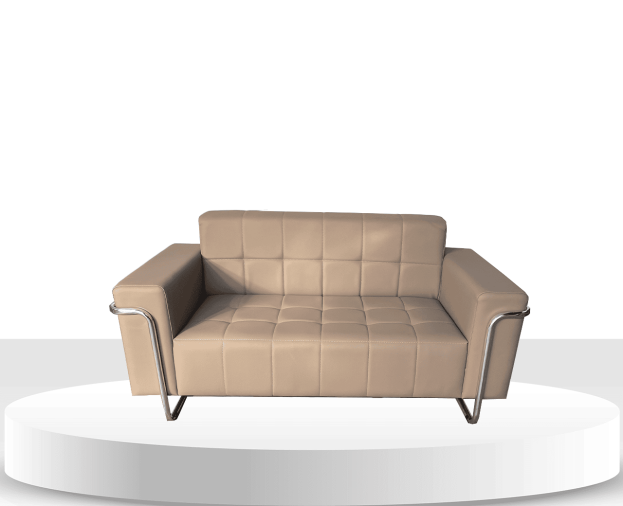 Sofá Monaco 2 lugares Bege/COD-956 - Foto 1