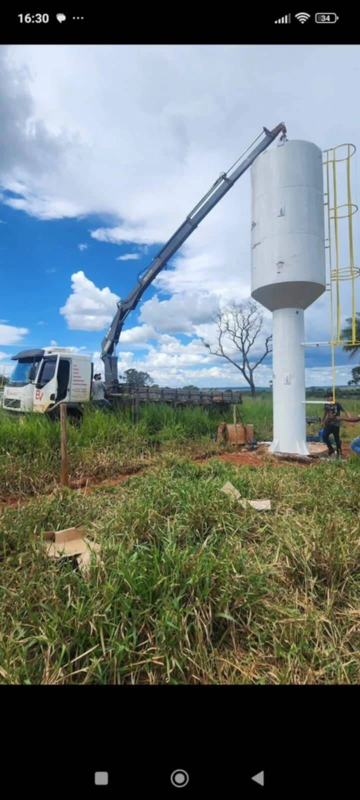 Caixa d'água Metálica tipo Taça