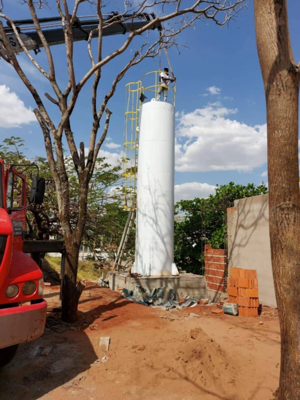 Caixa d'água Metálicas Tubular