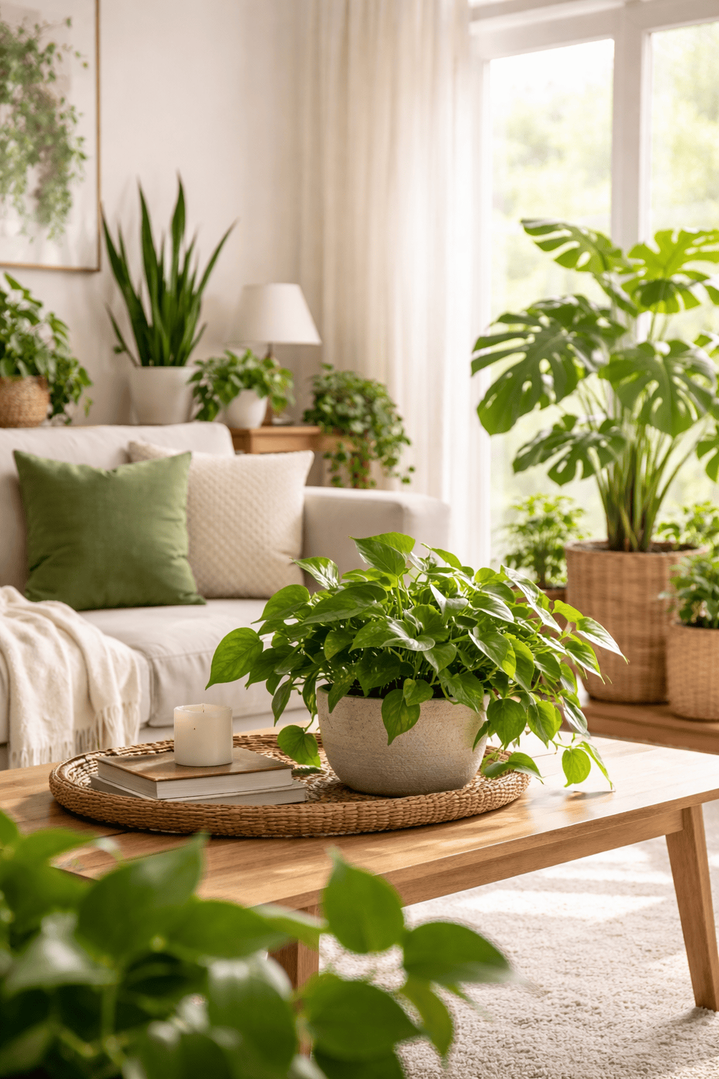 Plantas em casa deixam o ambiente mais agradável