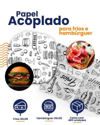PAPEL ACOPLADO FRIOS E LANCHE - Foto 1