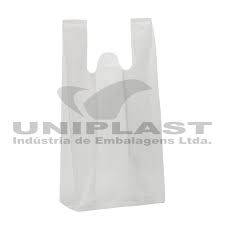SACOLA RECICLADA TRANSPARENTE - Foto 1