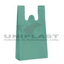 SACOLA RECICLADA VERDE - Foto 1