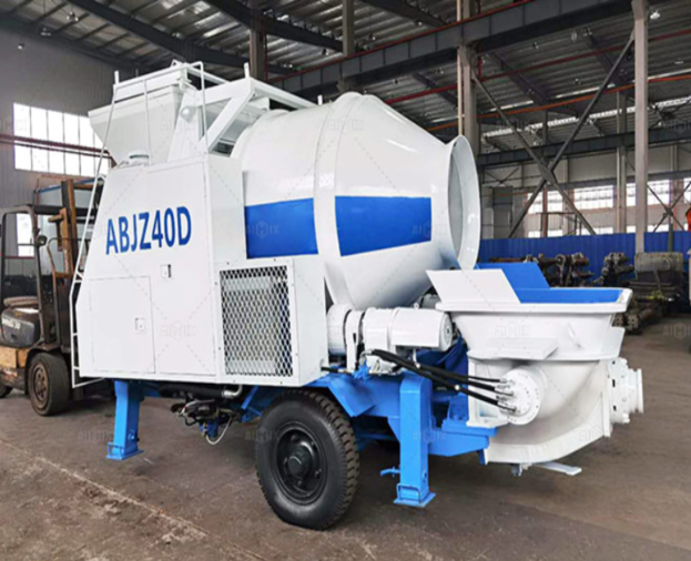 Bomba betoneira elétrica ABJZ40D - Foto 1