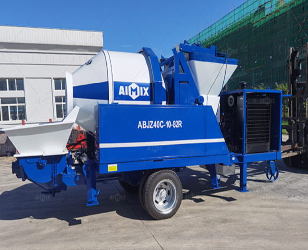 Bomba misturadora de concreto diesel ABJZ40C - Foto 1