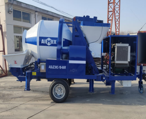 Bomba misturadora de concreto diesel ABJZ30C - Foto 1