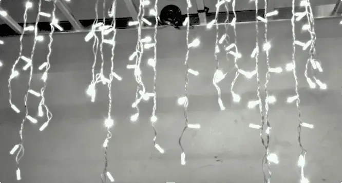 CASCATA BLINDADA 320 LEDS FIXOS - Foto 1