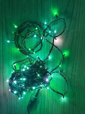 CORDOES 100 LEDS 2 CORES EST. B.FRIO - Foto 1