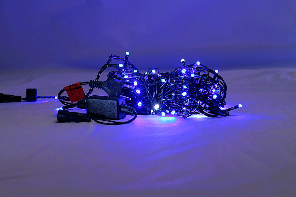 CORDÃO DE 150 LEDS COM ESTROBINHOS NA COR BRANCA - Foto 3