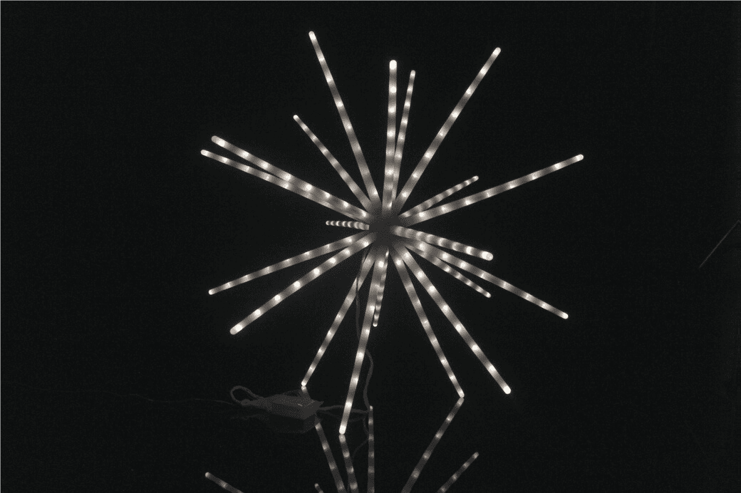 ESTRELA SPUTINIK TIPO FOGOS DE ARTIFIO - 100CM - Foto 5