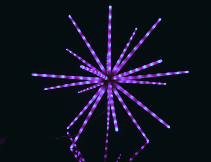 ESTRELA SPUTINIK TIPO FOGOS DE ARTIFIO - 80CM - Foto 5