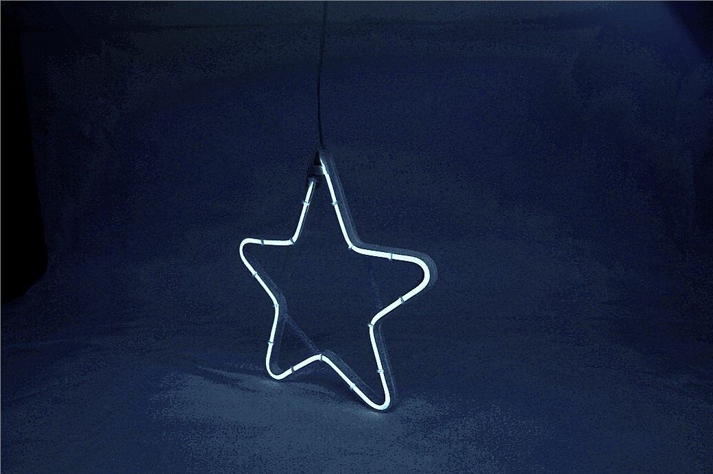 ESTRELAS DE NEON 30 CM - Foto 1