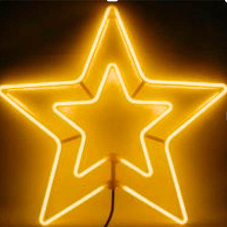 ESTRELAS DE NEON 55 CM - Foto 3