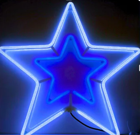 ESTRELAS DE NEON 55 CM - Foto 6