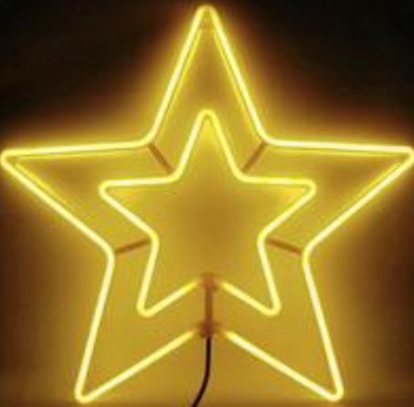 ESTRELAS DE NEON 55 CM - Foto 2